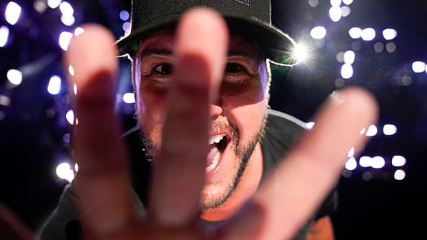 Luke Bryan performs during CMA Fest at Nissan Stadium Saturday, June 11, 2022, in Nashville.